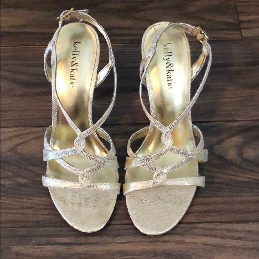 Kelly & Katie shimmery heels